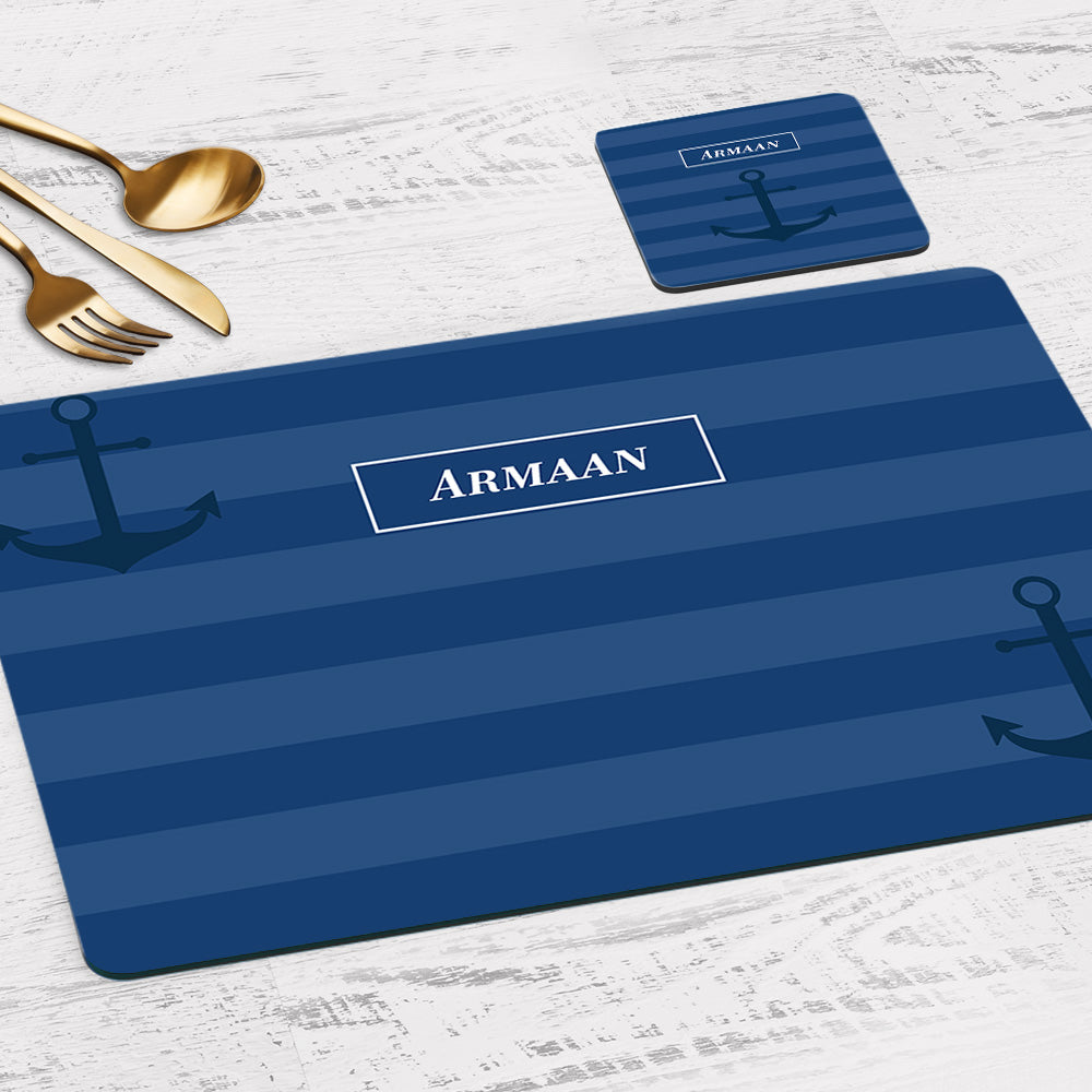 Nautical Anchor Placemat - Set of 2