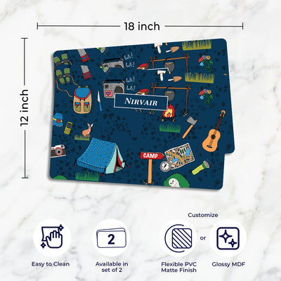 Camp Life Placemat - Set of 2