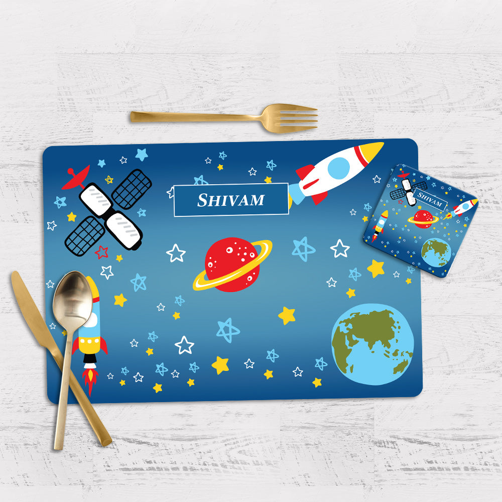 Space Satellites Tableware Set (kids)