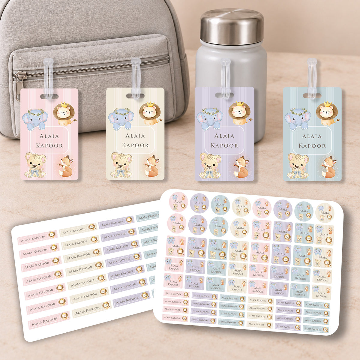 Little Wild Labelling Set