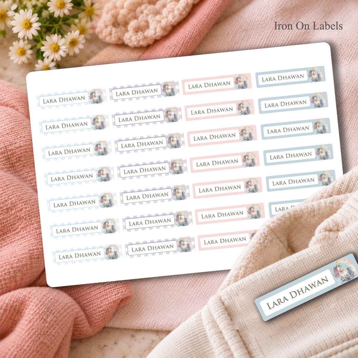 Unicorn Wishes Labelling Set