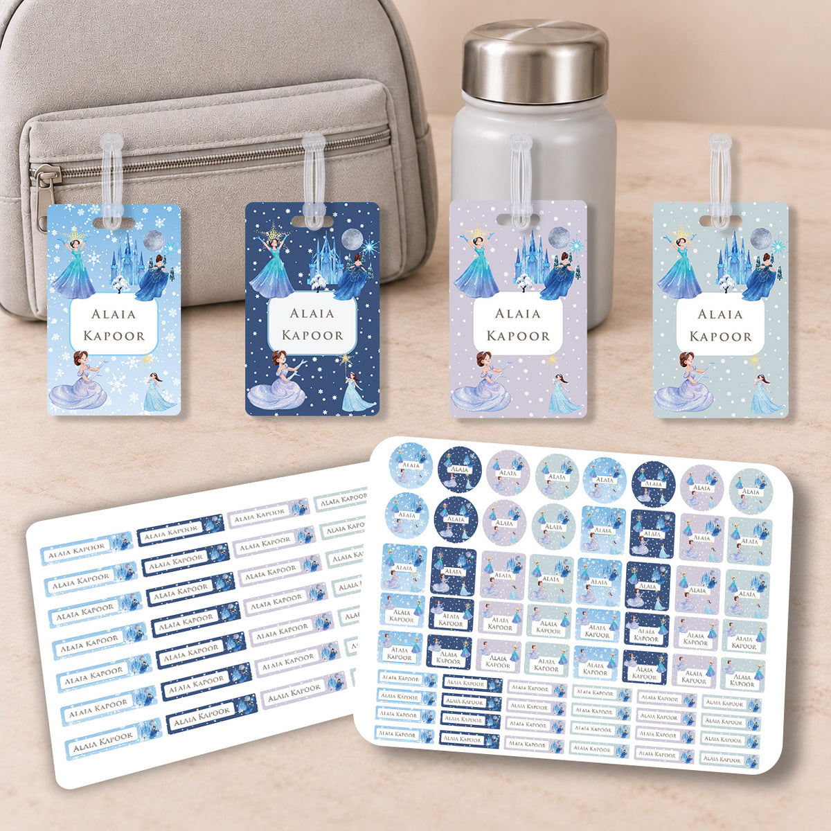 Snow Queen Labelling Set