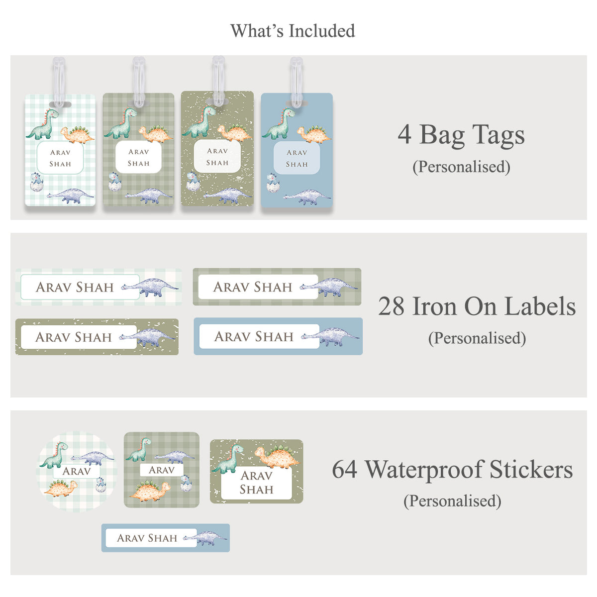 Little Rex Labelling Set