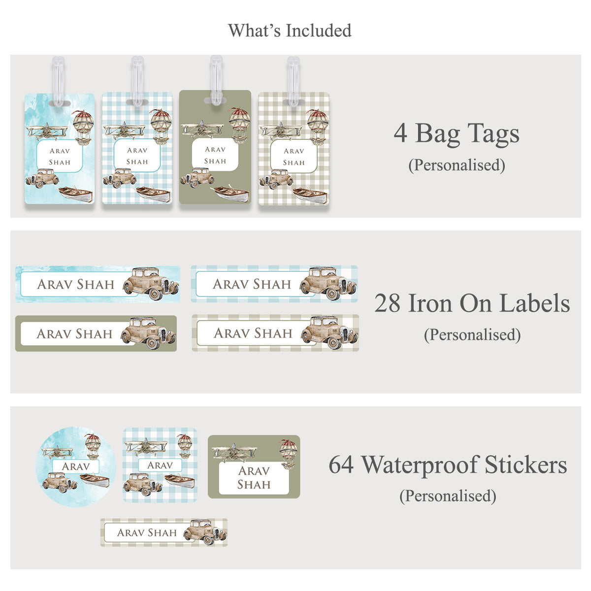 Voyager Labelling Set