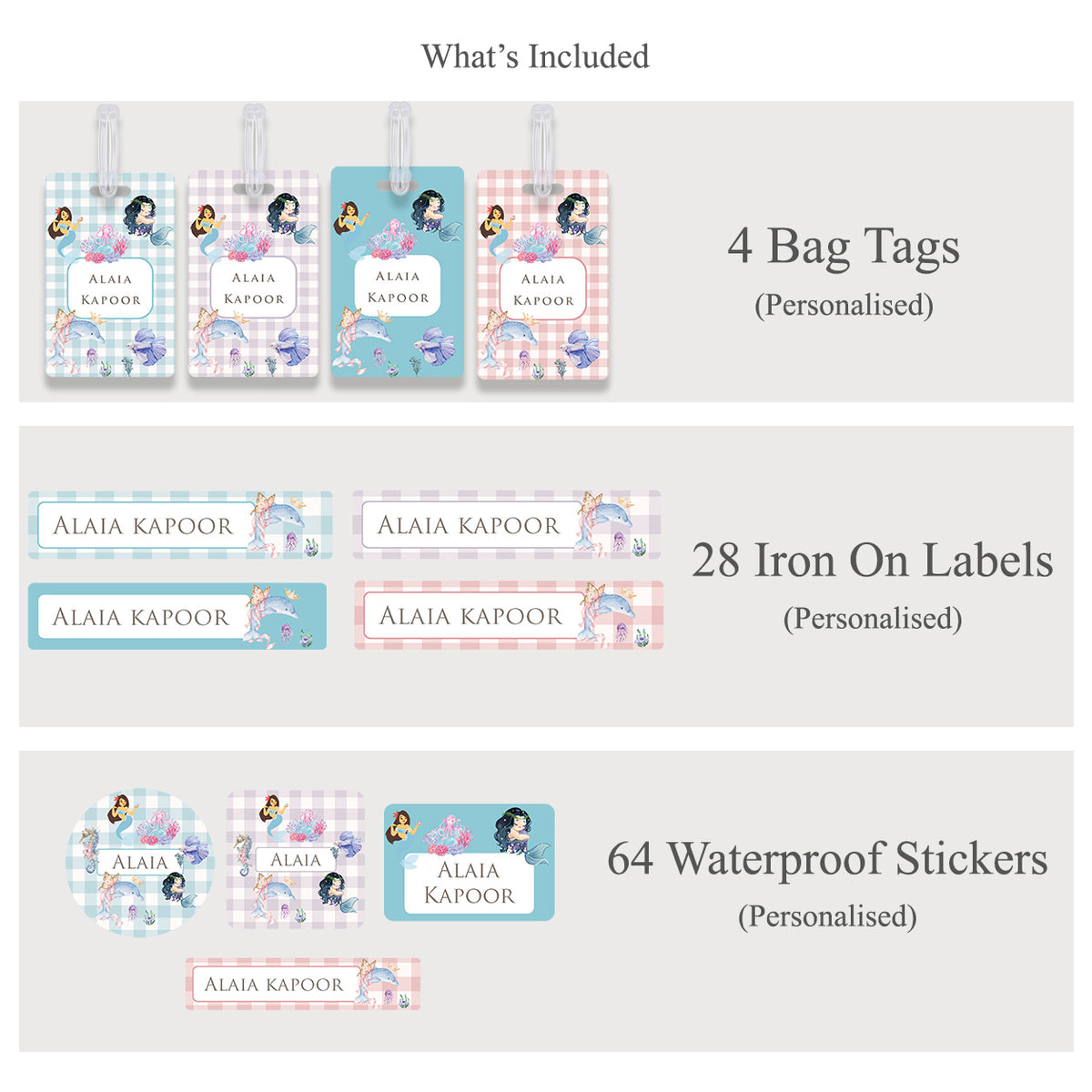 Ocean Belle Labelling Set