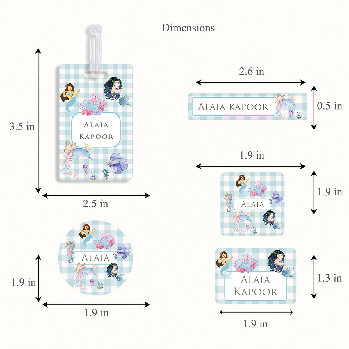 Ocean Belle Labelling Set