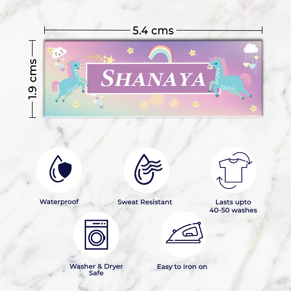 Unicorns & Rainbow Labelling Value Pack