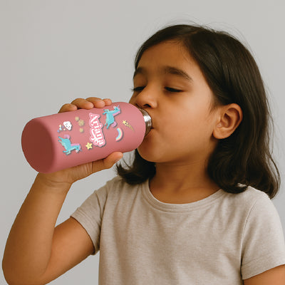Unicorns & Rainbow Lunch Box & Water Bottle Gift Set