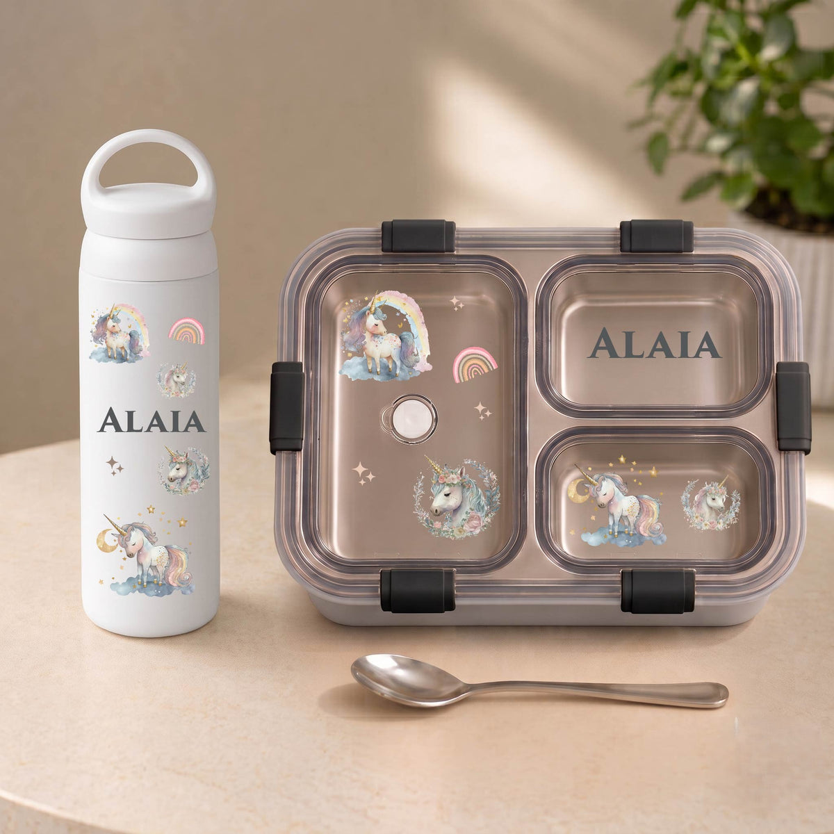 Unicorn Wishes Mealtime set
