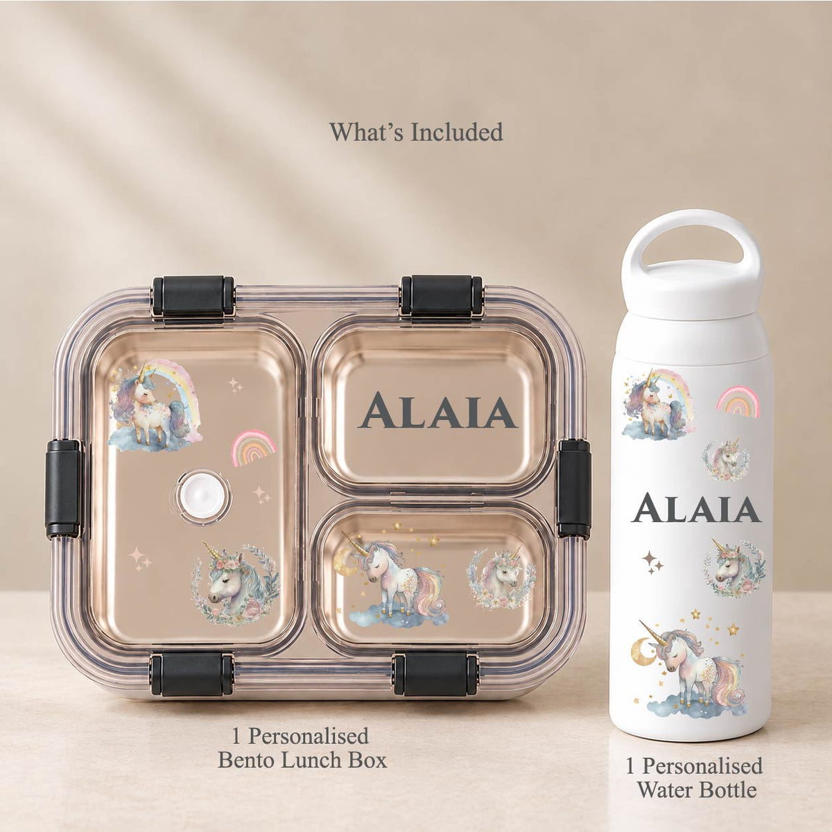 Unicorn Wishes Mealtime set
