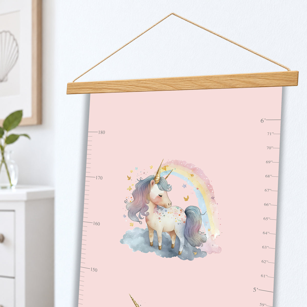 Unicorn Wishes Height Chart