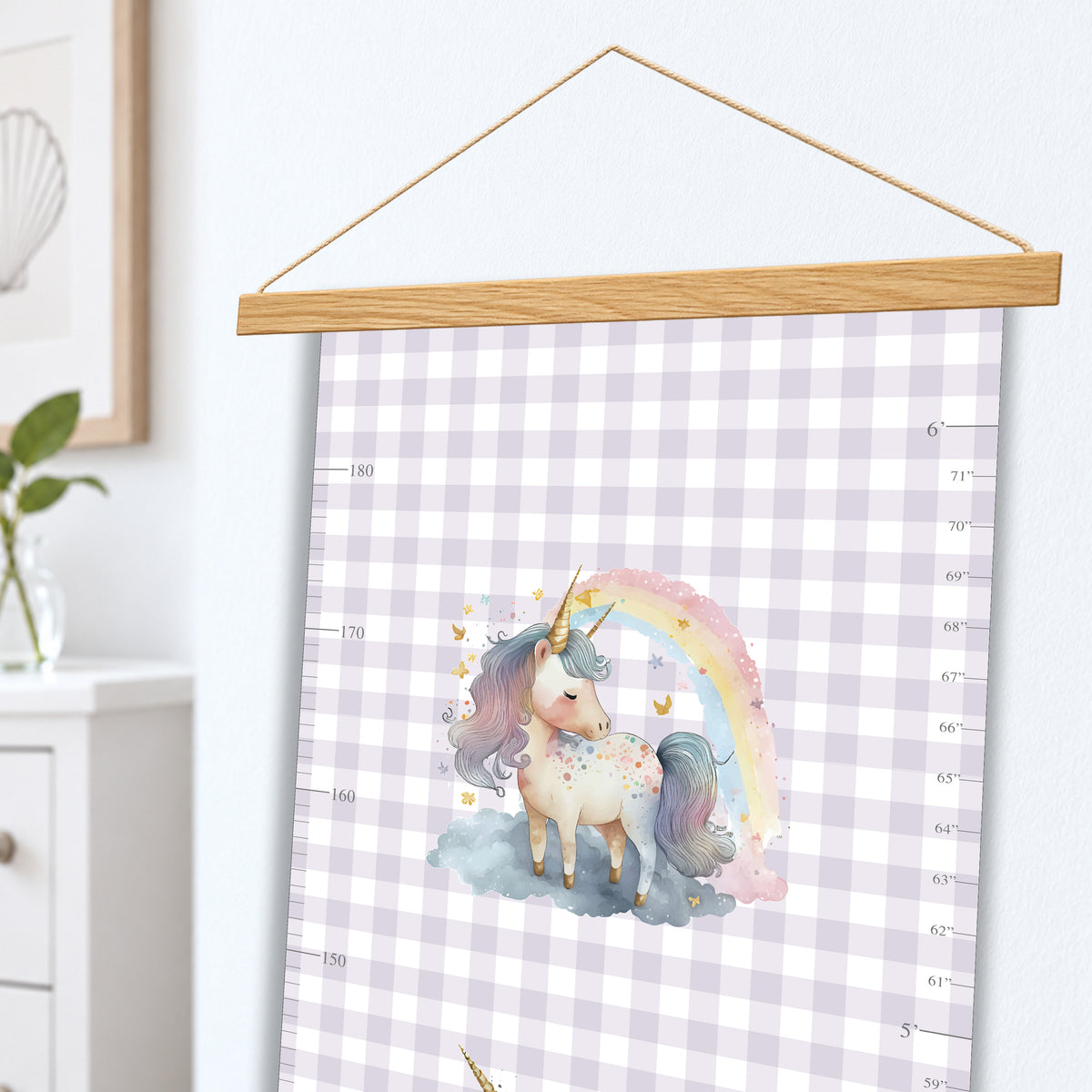 Unicorn Wishes Height Chart