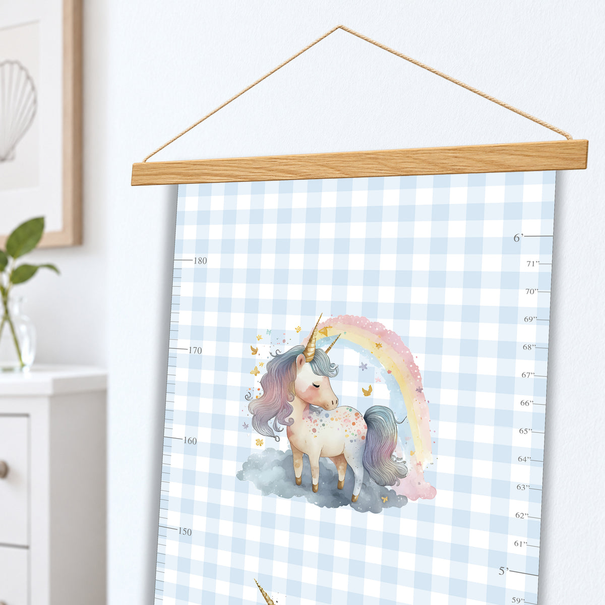 Unicorn Wishes Height Chart