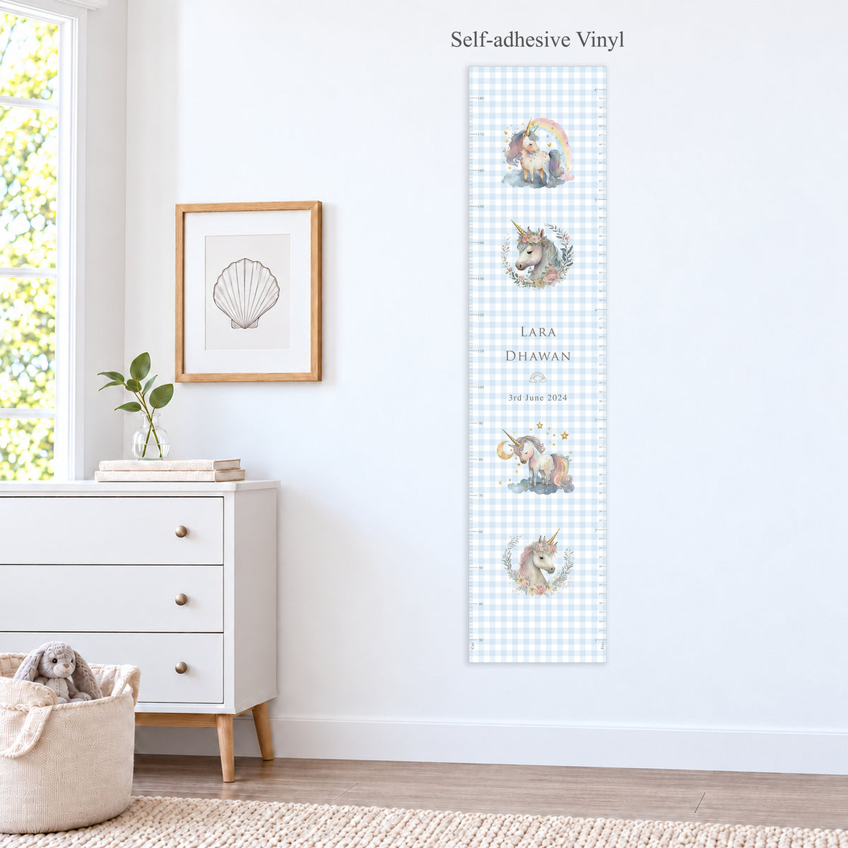 Unicorn Wishes Height Chart
