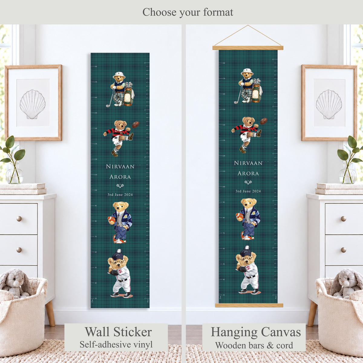 Sports Club Height Chart