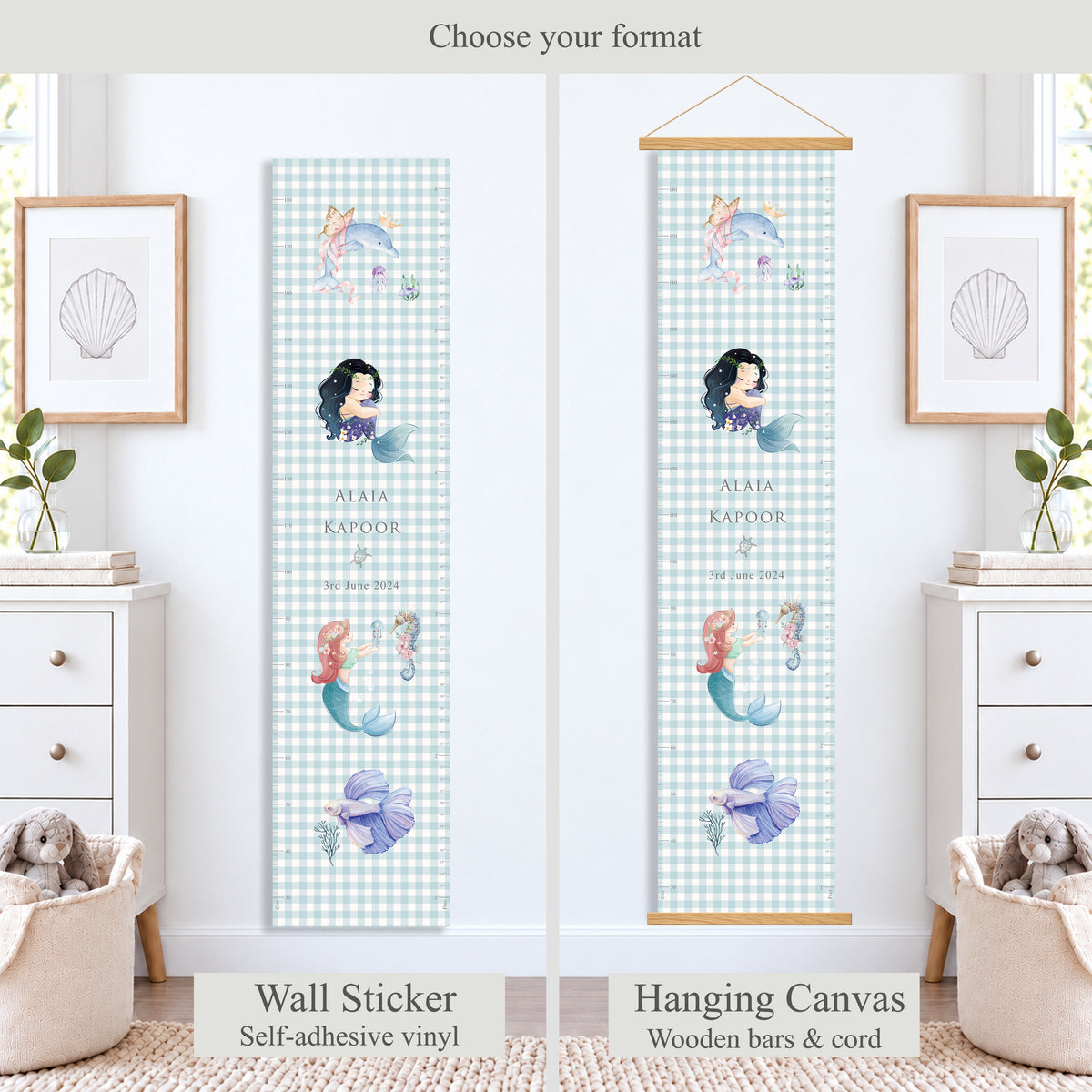 Ocean Belle Height Chart
