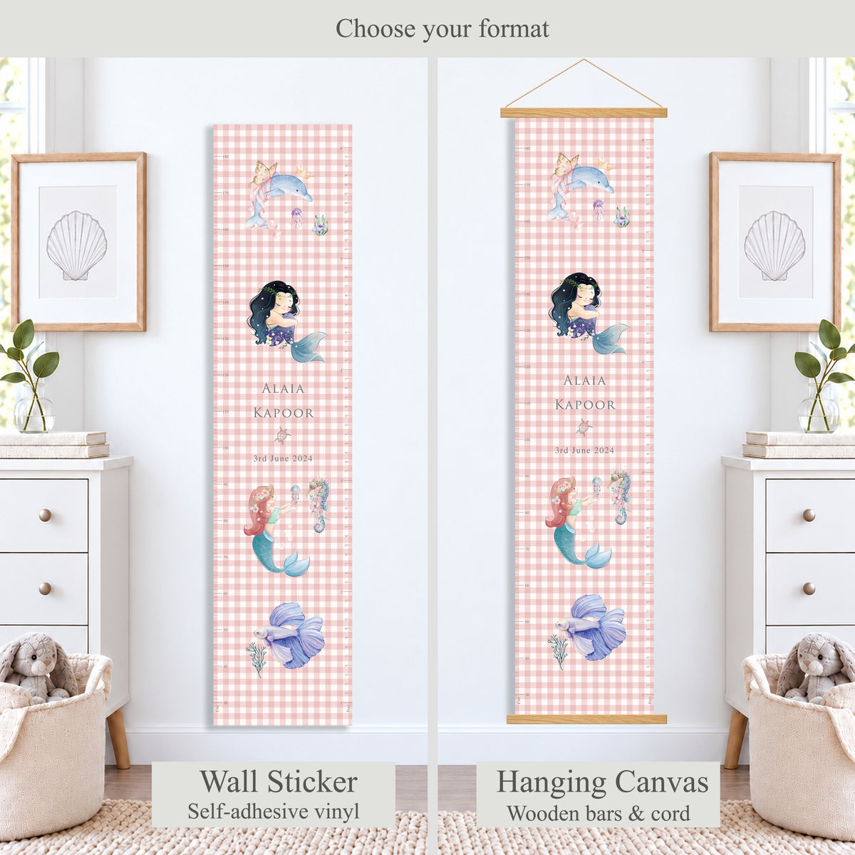 Ocean Belle Height Chart
