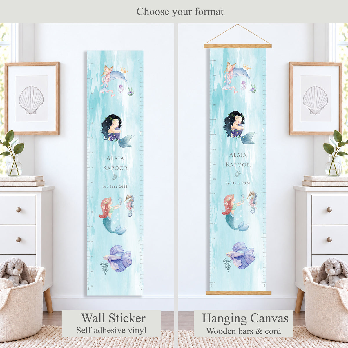 Ocean Belle Height Chart