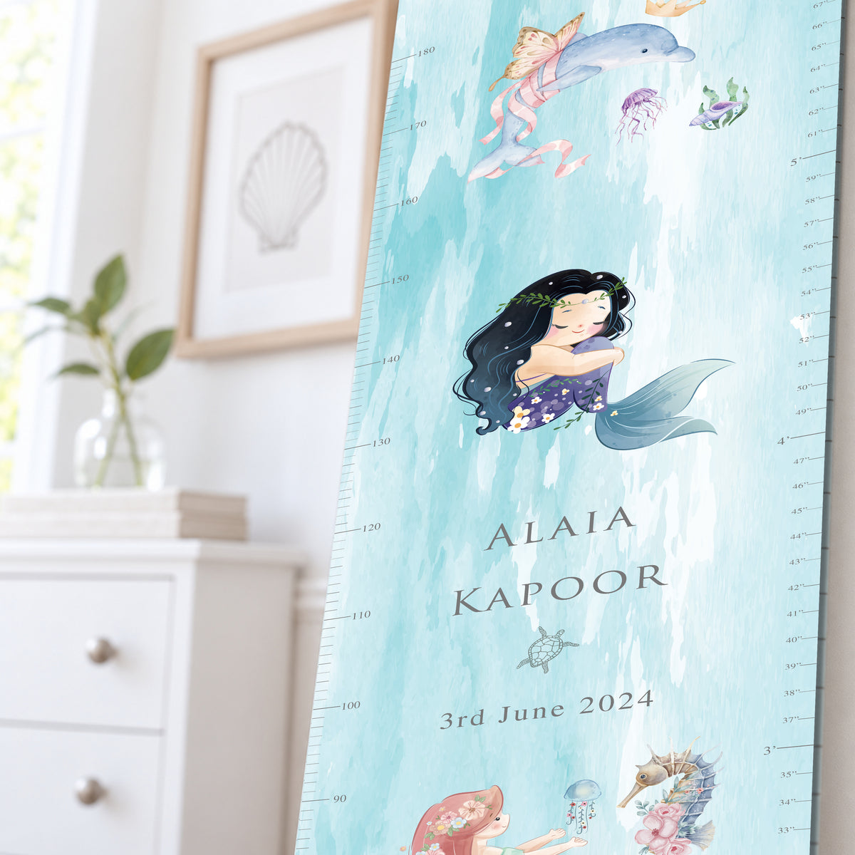 Ocean Belle Height Chart