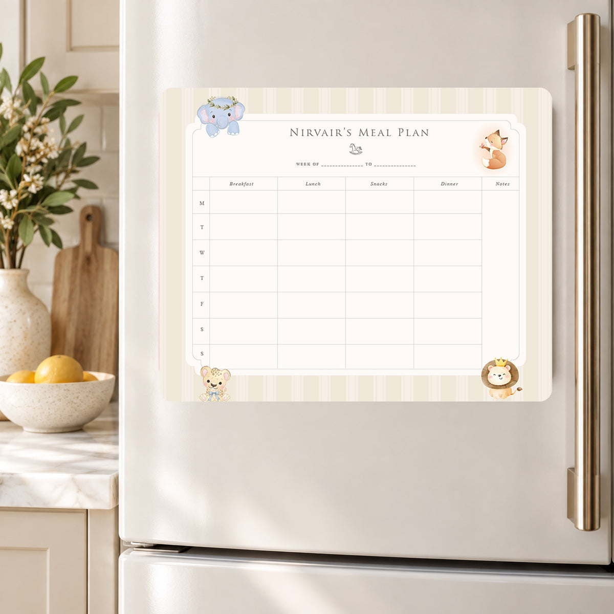 Little Wild Meal Planner