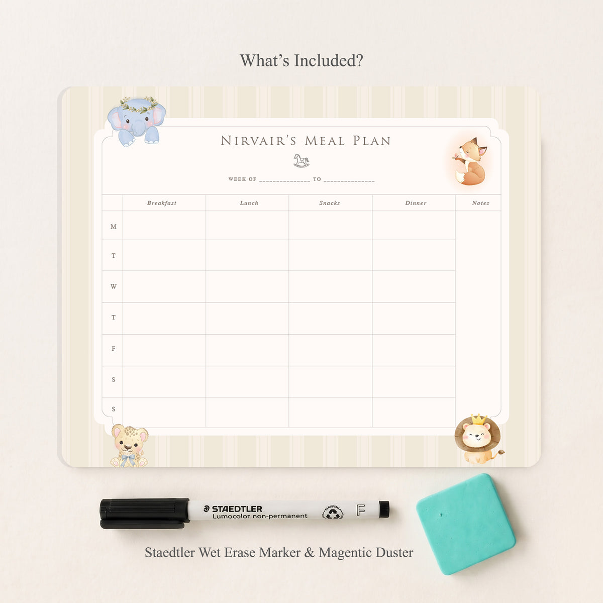 Little Wild Meal Planner
