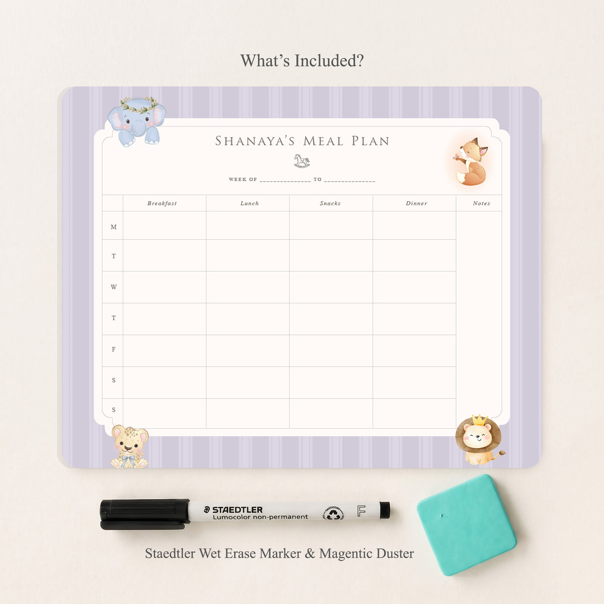 Little Wild Meal Planner