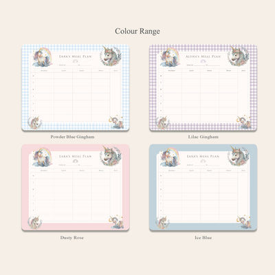 Unicorn Wishes Meal Planner