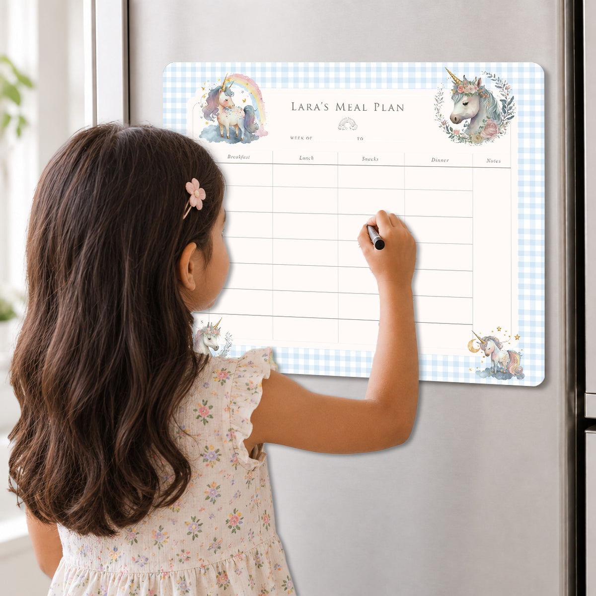 Unicorn Wishes Meal Planner