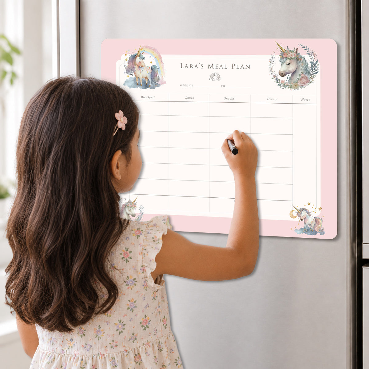 Unicorn Wishes Meal Planner