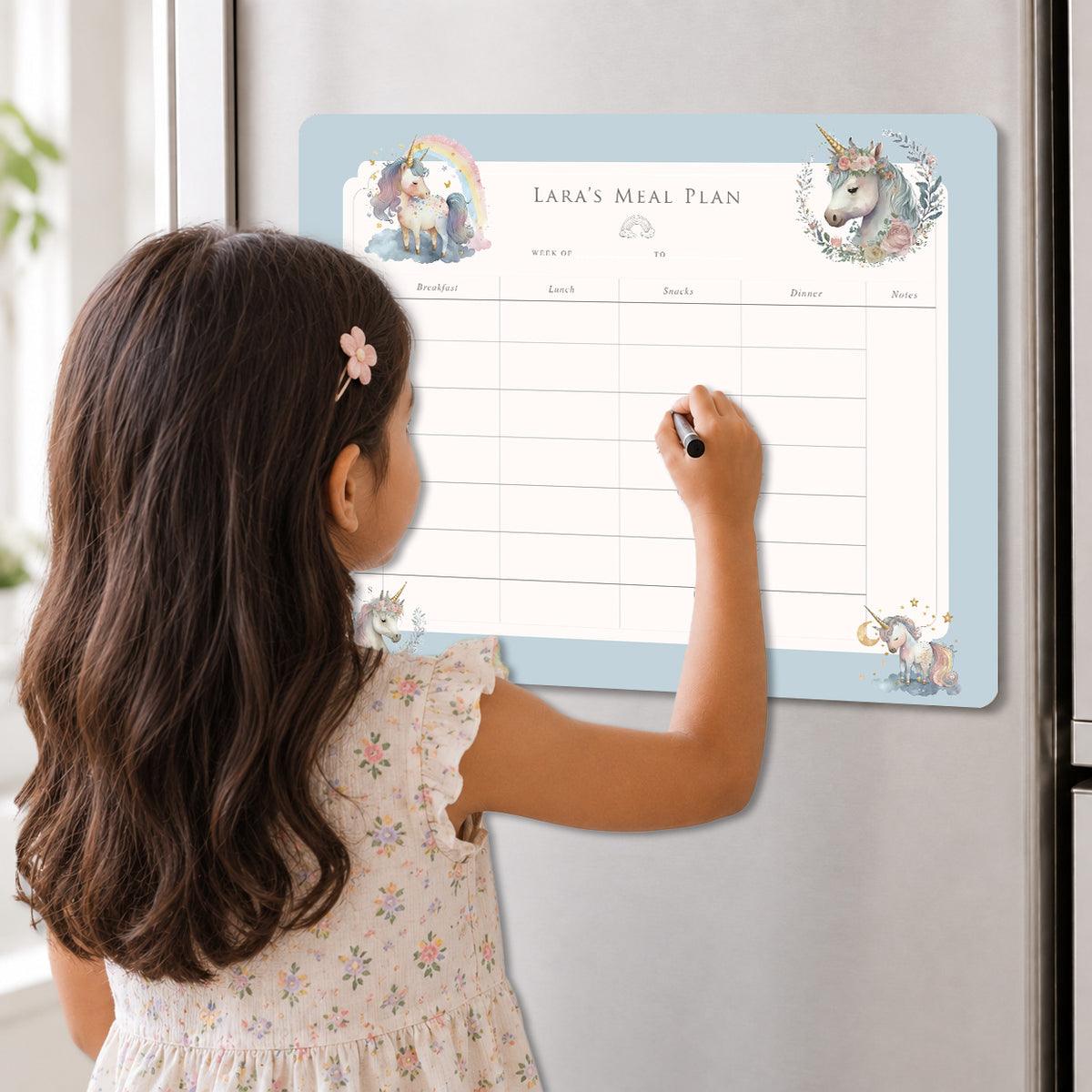 Unicorn Wishes Meal Planner