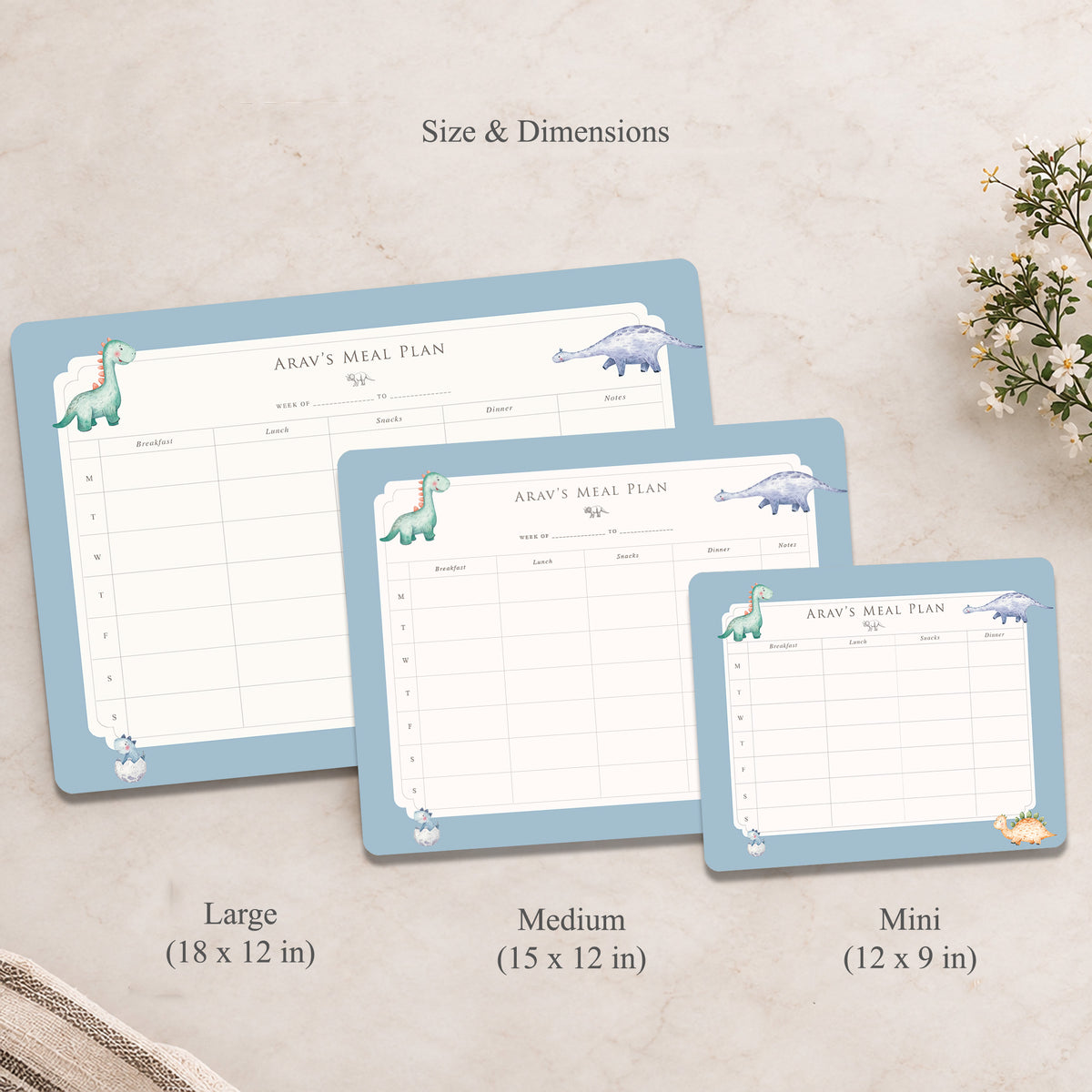 Little Rex Meal Planner