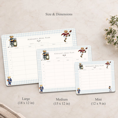 Sports Club Meal Planner