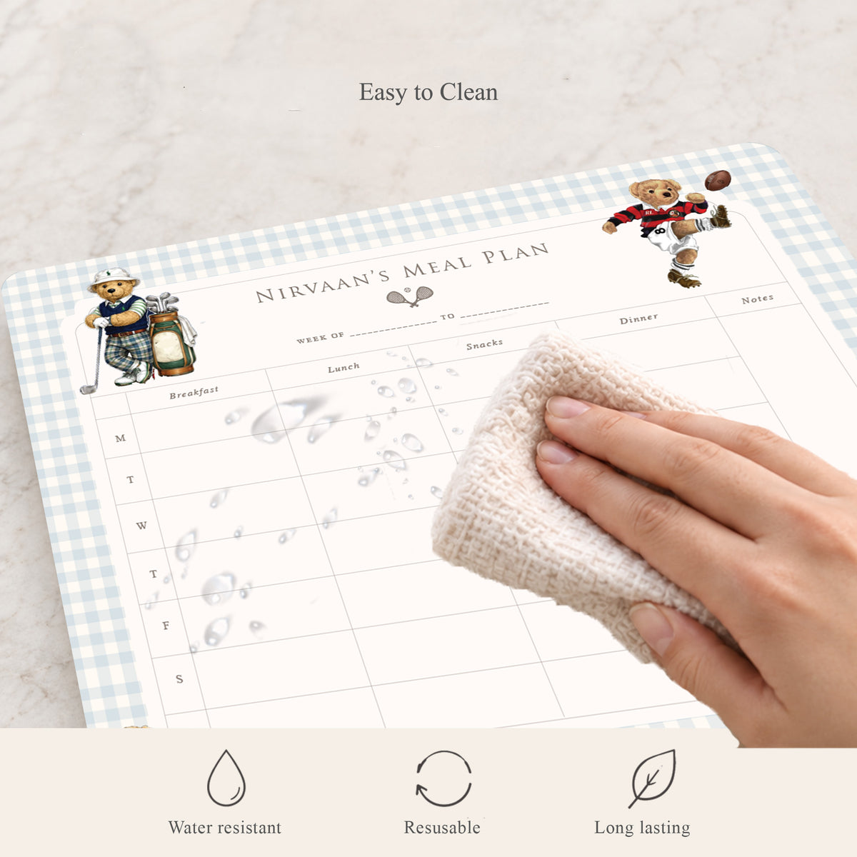 Sports Club Meal Planner