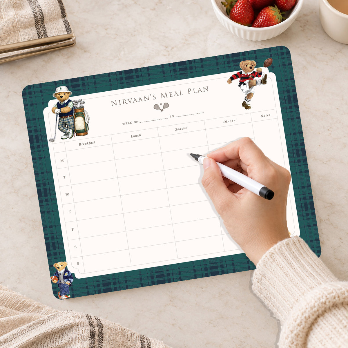 Sports Club Meal Planner