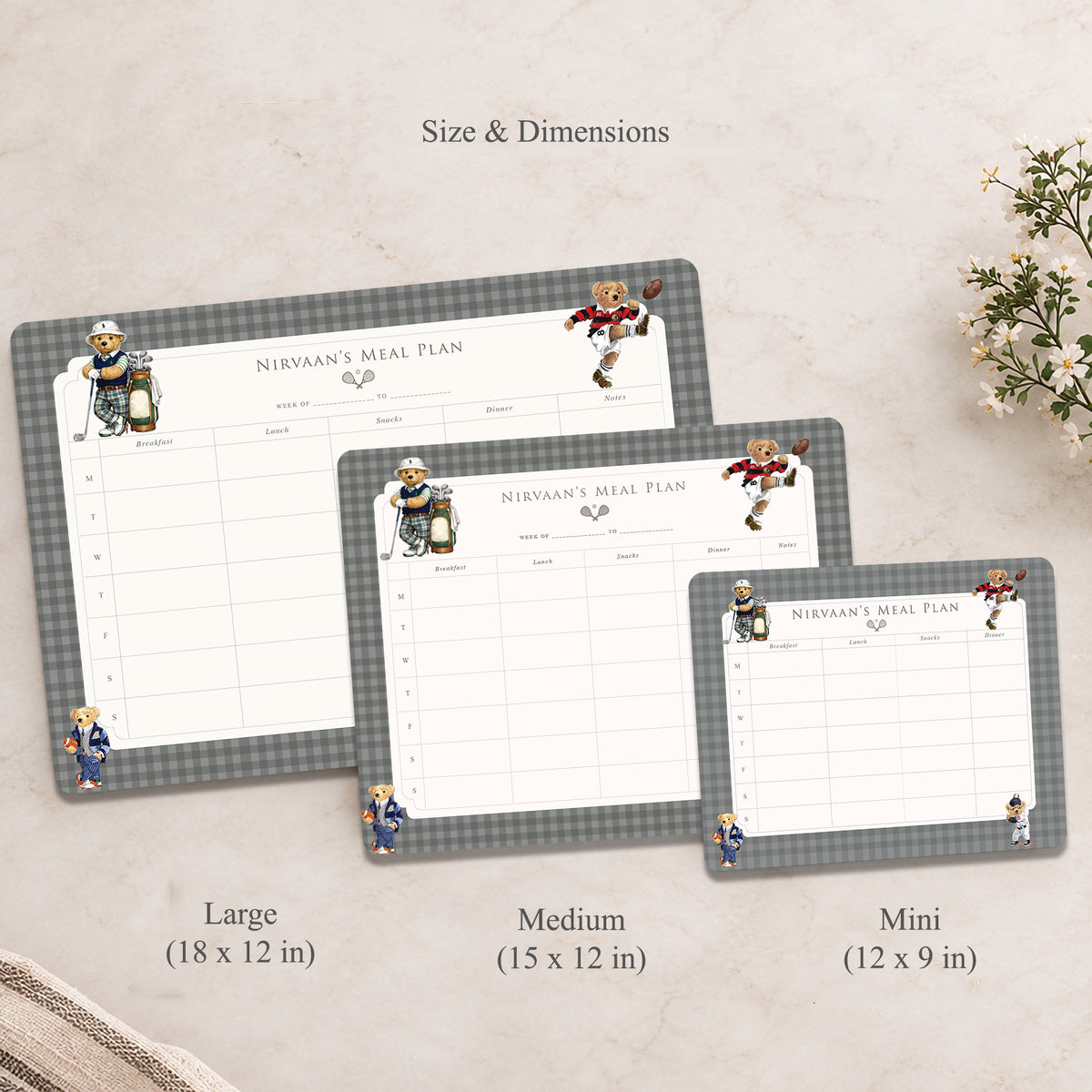 Sports Club Meal Planner