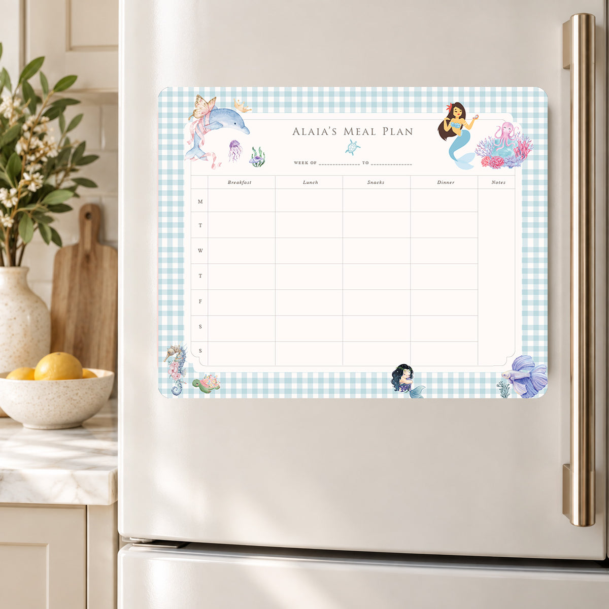 Ocean Belle Meal Planner