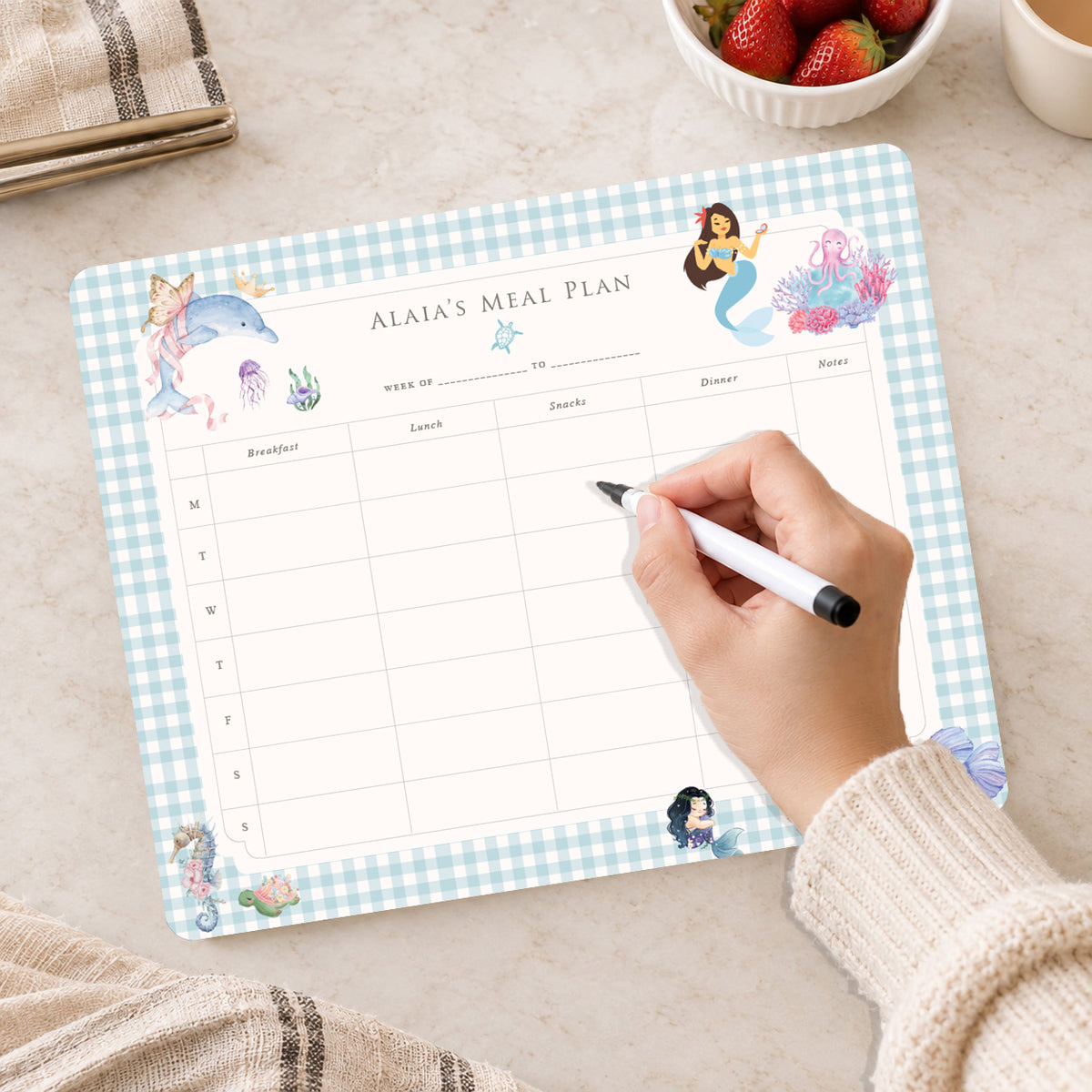 Ocean Belle Meal Planner