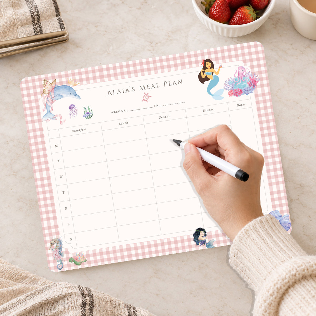 Ocean Belle Meal Planner