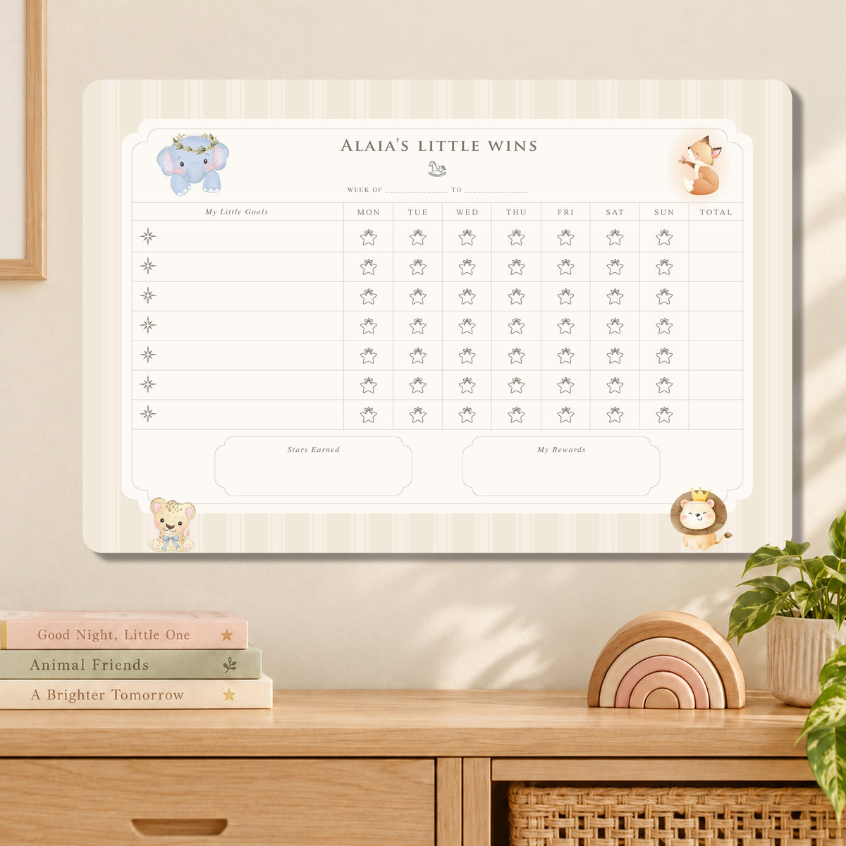 Little Wild Reward Chart