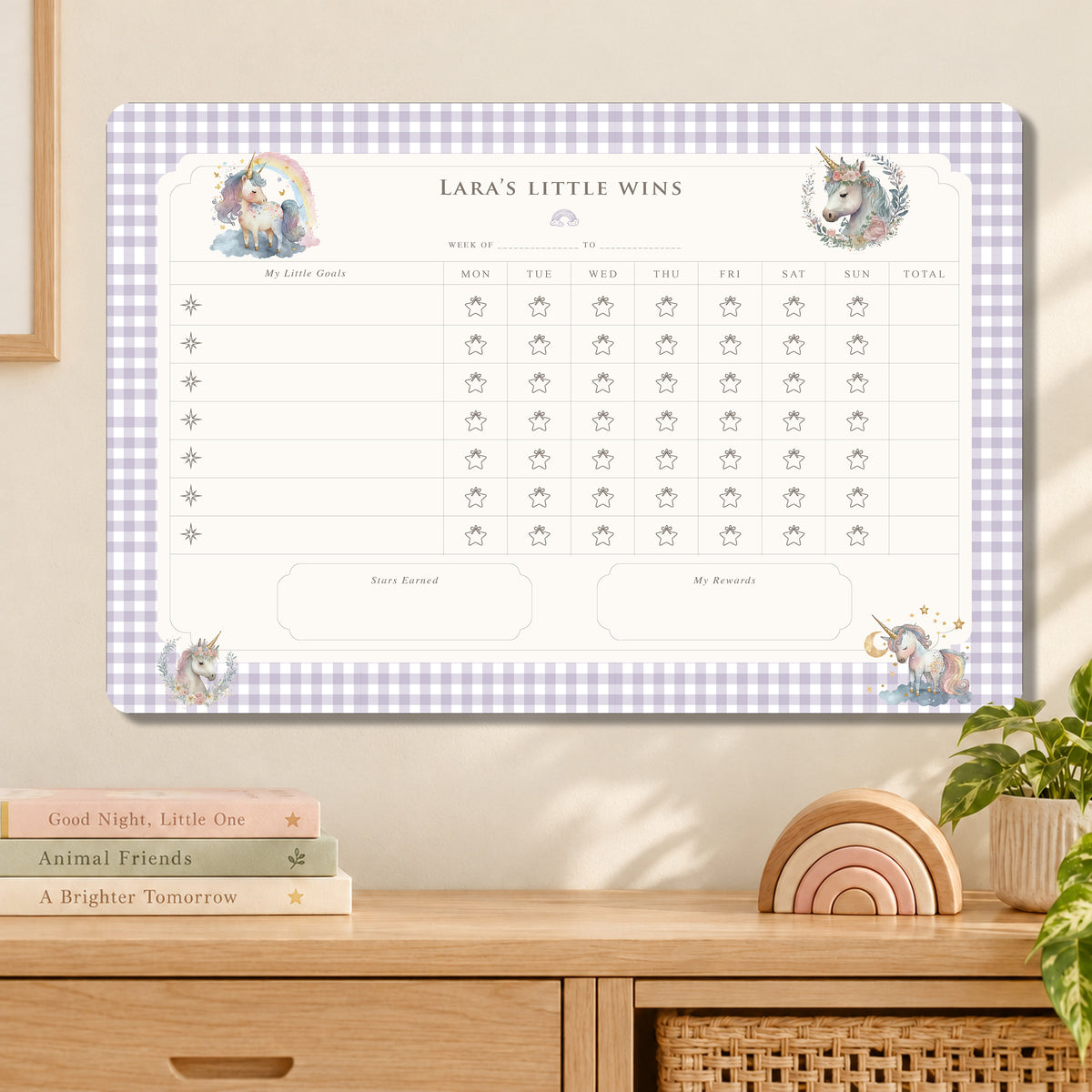 Unicorn Wishes Reward Chart