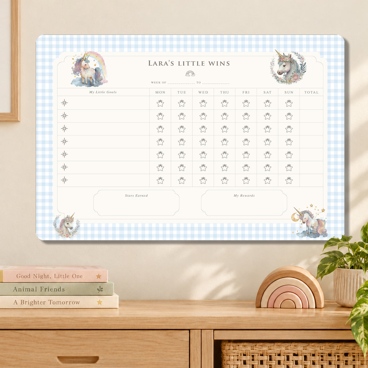 Unicorn Wishes Reward Chart