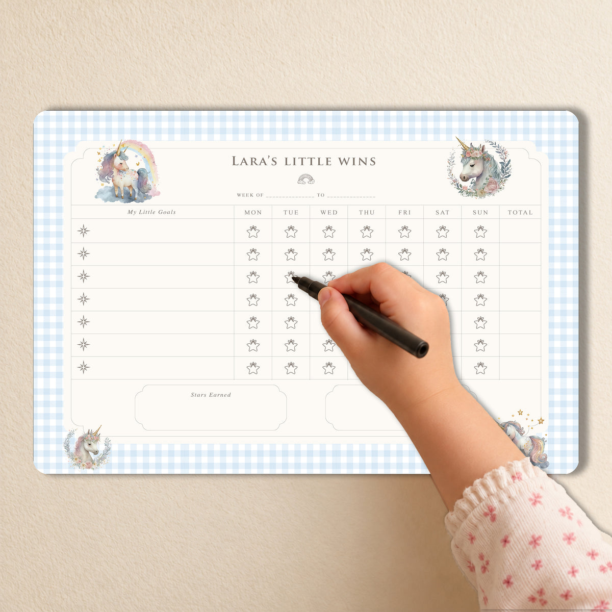 Unicorn Wishes Reward Chart