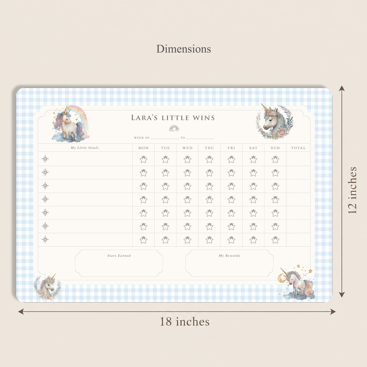 Unicorn Wishes Reward Chart