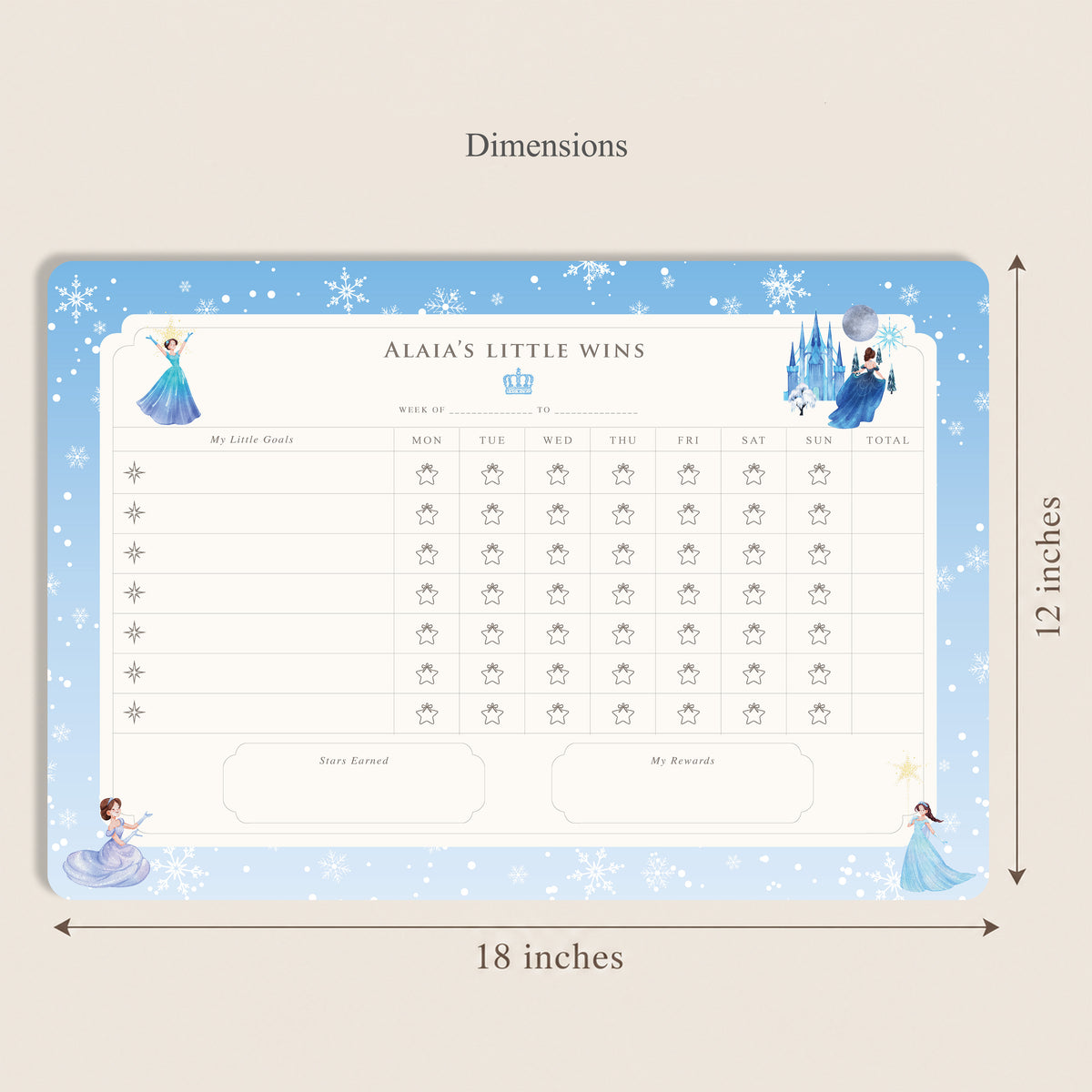 Snow Queen Reward Chart