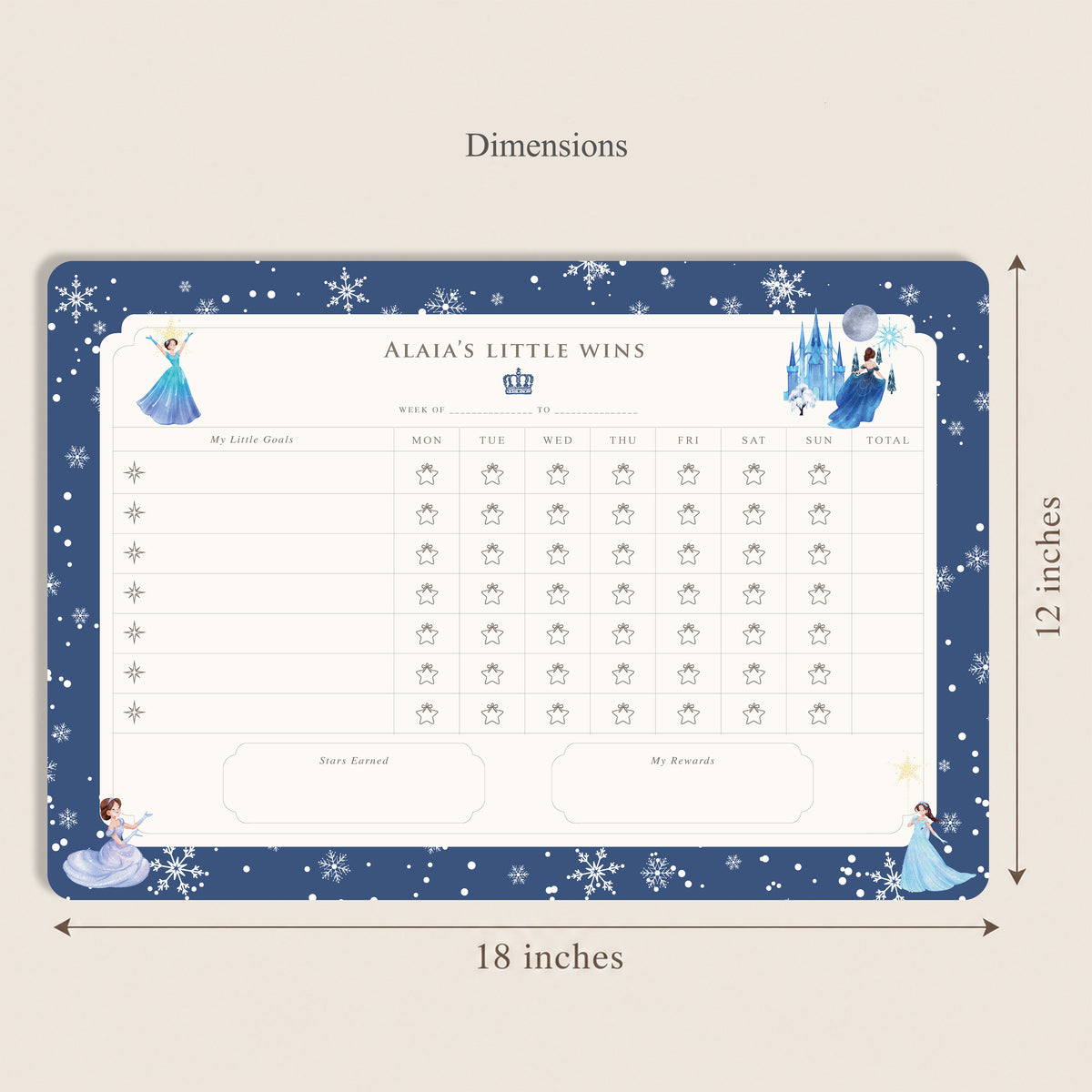 Snow Queen Reward Chart