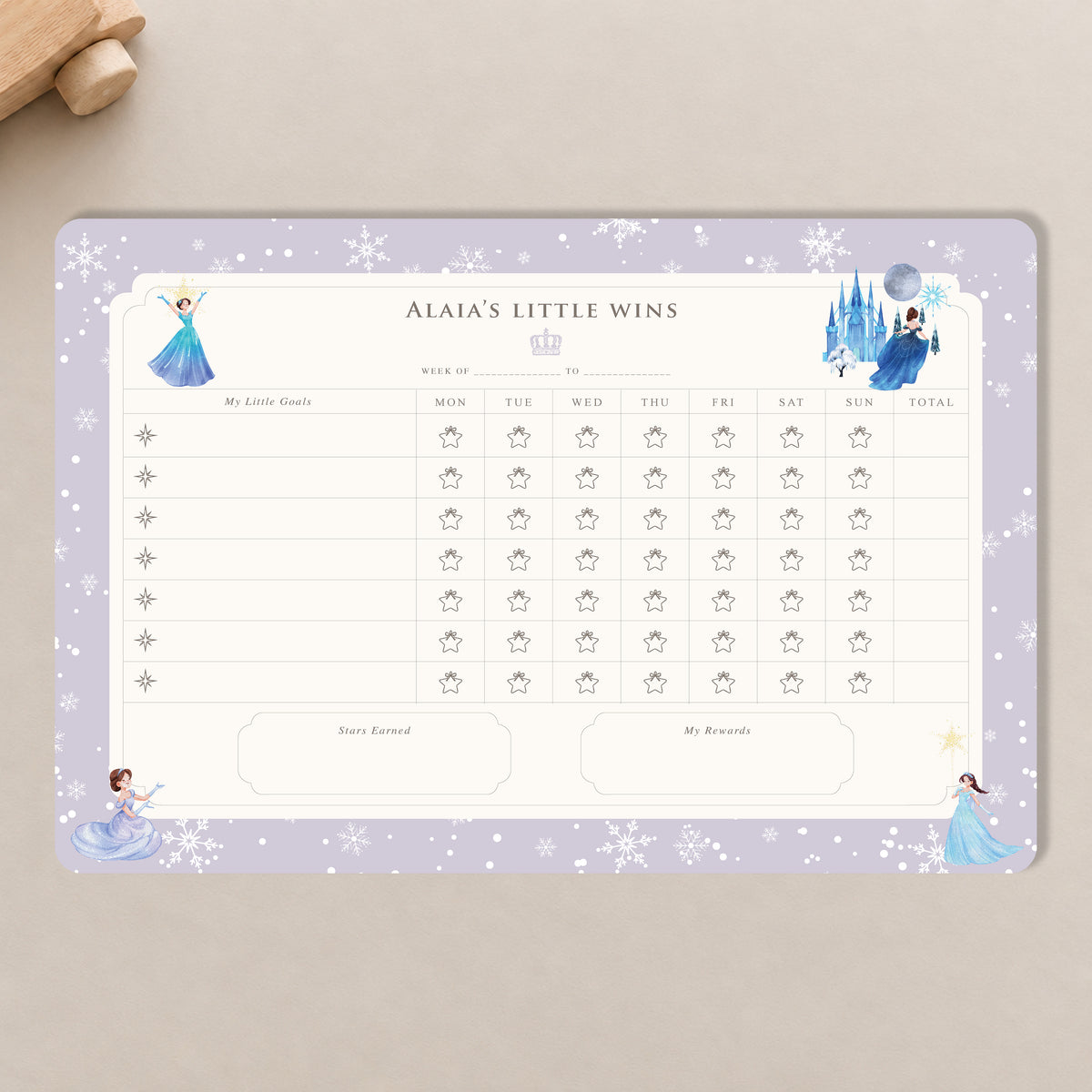 Snow Queen Reward Chart