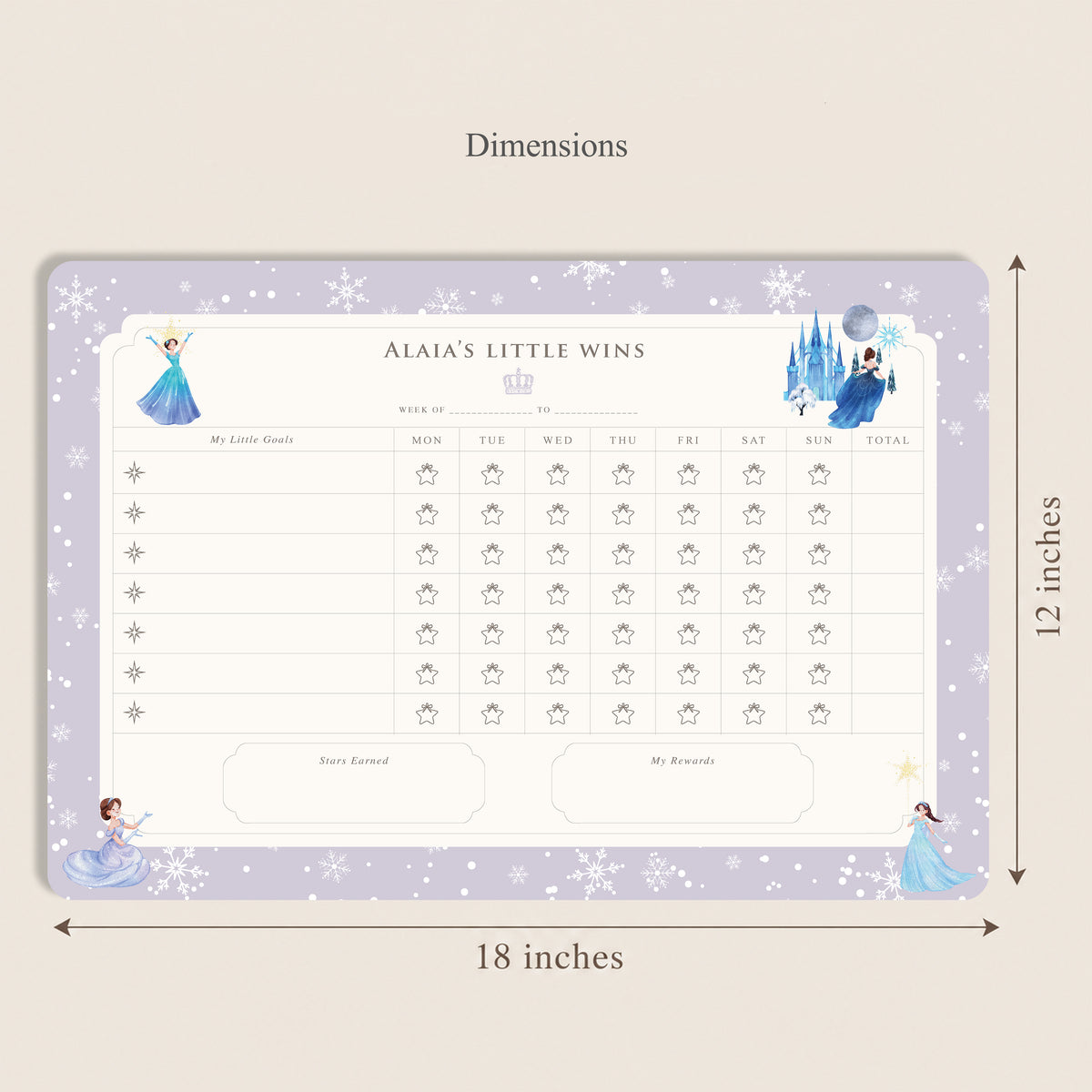 Snow Queen Reward Chart