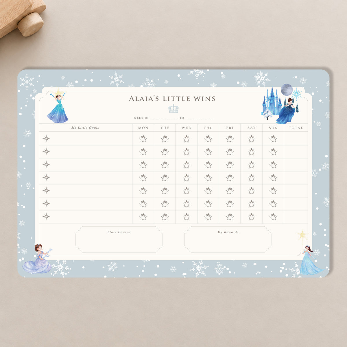 Snow Queen Reward Chart