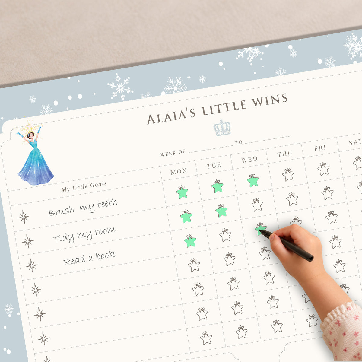 Snow Queen Reward Chart