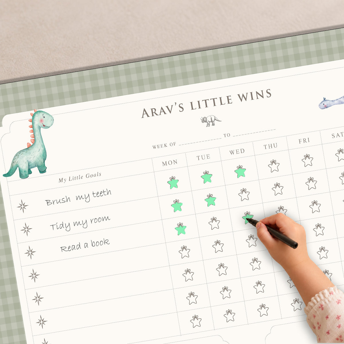 Little Rex Reward Chart